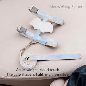 Dog Leash Cat Leash Charming Wings Pet Harness Leash Set Adjustable Escape Proof Vest For Cats Small Dogs Cute Comfortable Outdoor Wear Luxury Pet Gif