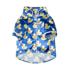 New Dog Clothes Autumn And Winter Cat Clothes (Option: Blue-XXXL)