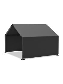 Dog Shade Shelter Outdoor Tent For Small Medium Dogs, Waterproof Sun Protection Pet House For Dogs, Small Animals And Livestock (Option: Gray)